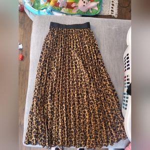 SHEIN leopard print skirt